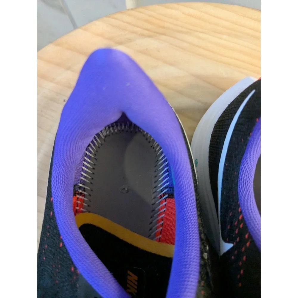 Nike Air Zoom Pegasus 36 Running Shoes Black Multi‎ Athletic Sneakers (Read)